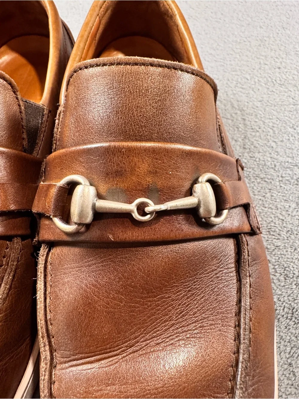 Allen Edmonds Randolph Brown Leather HorseBit Loafer Sneakers